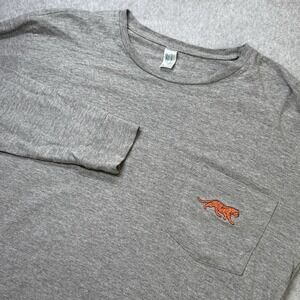 Auburn Tigers Long Sleeve Pocket Tee TigerWear Gray S Distressed